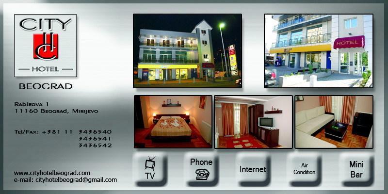 City Hotel 베오그라드 외부 사진